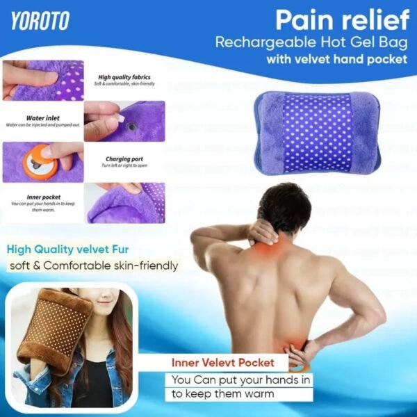 Electric Hot Water Bag Pain Remover